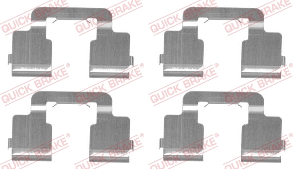 Accessory Kit, disc brake pad